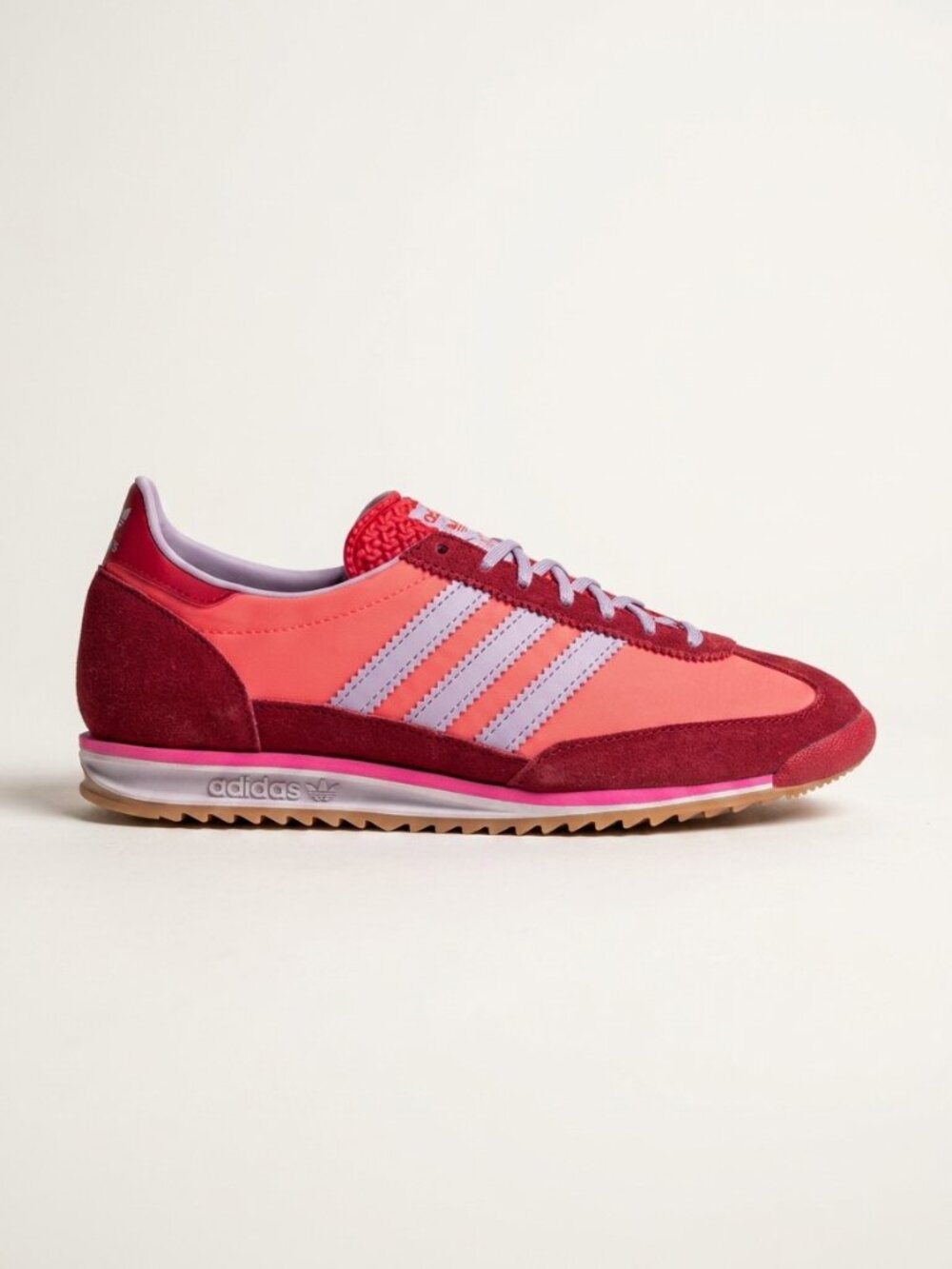 Adidas SL 72 OG Women’s Size 6.5 Red Lavender White Sneakers JH7392 NIB